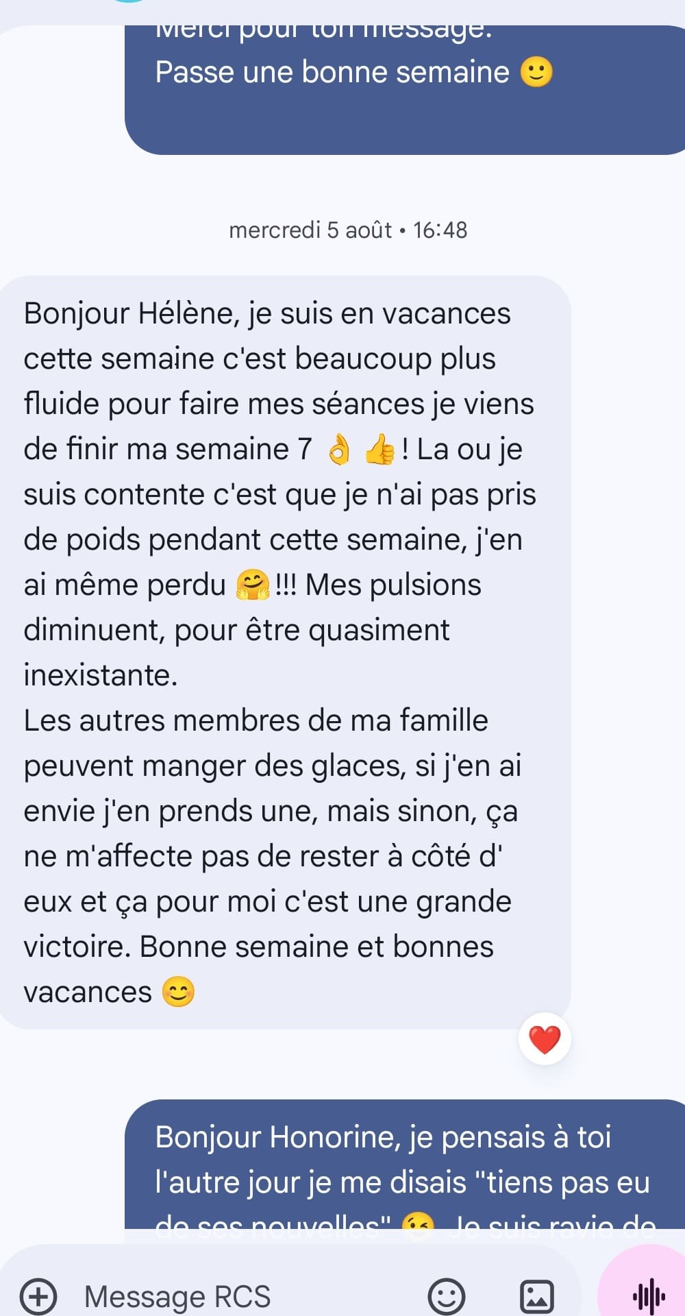 hono Avis Hélène Caroff, coach en psychonutrition